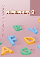 Vocabulary 9 : словарь справочник