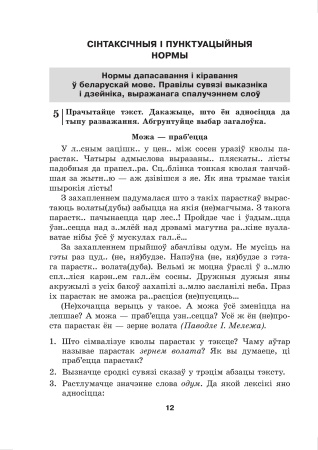 Беларуская мова. 11 клас. Дыдактычныя і дыягнастычныя матэрыялы (базавы і павышаны ўзроўні)