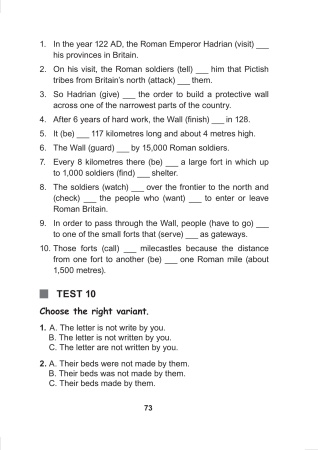100 tests. English. Сборник тестов по английской грамматике
