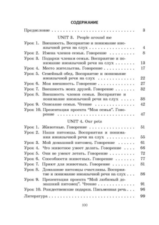 Английский язык. Поурочные планы. 3 класс (Unit 3–4)