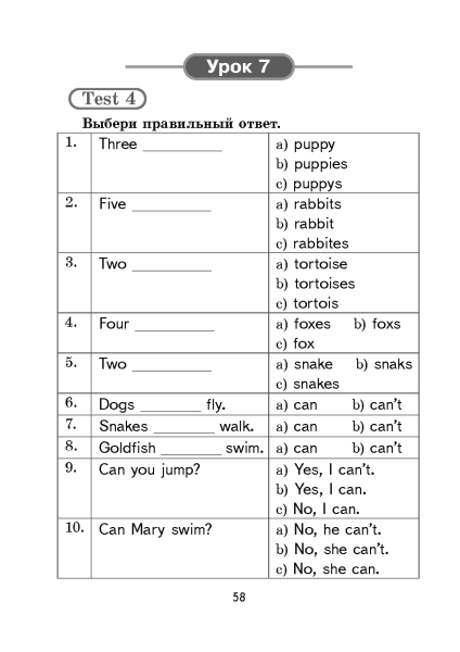 English. Practice book. Form 3 (Unit 1-4) Практикум по английскому языку