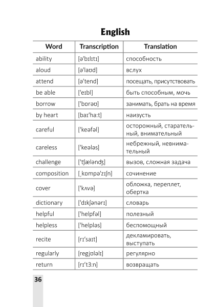Vocabulary 7 : словарь справочник