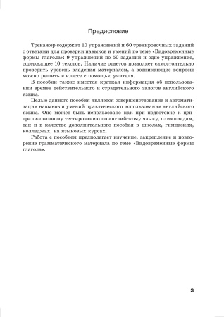 English Grammar. Tenses. Совершенствование грамматических навыков