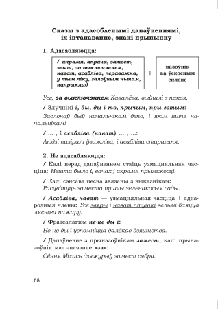 Даведнік па беларускай мове. 8 клас