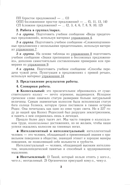 Русский язык. Планы-конспекты уроков. 10 класс
