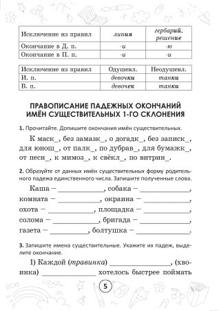 Русский на "отлично". Тетрадь-тренажёр. 4 класс Русский на "отлично". Тетрадь-тренажёр. 4 класс