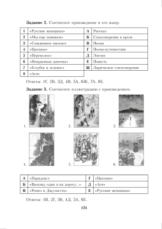 Русская литература. Уроки. 8 класс (II полугодие)