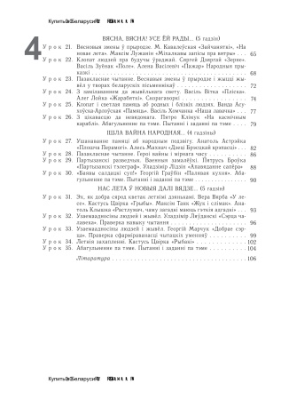 Планы-канспекты ўрокаў лiтаратурнага чытання. 4 клас Планы-канспекты ўрокаў лiтаратурнага чытання. 4 клас