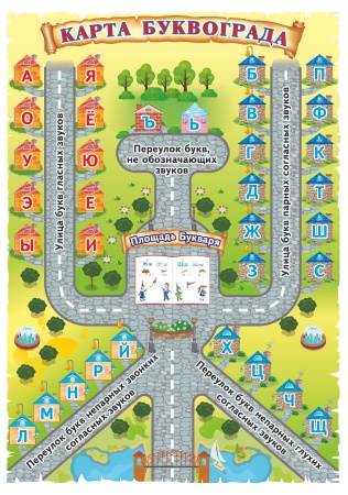 Комплект "Обучение грамоте. 1 класс. Демонстрационный материал. Ч. 1, Ч.2 (гриф)"