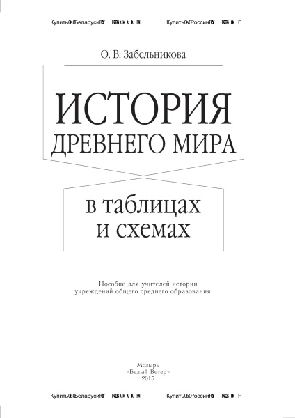 История Древнего мира в таблицах и схемах