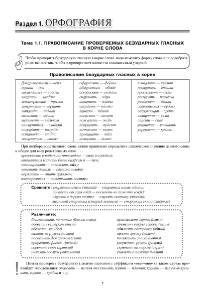Русский язык: обобщающий курс