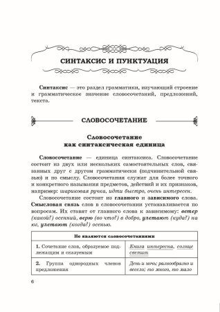 Справочник по русскому языку в схемах и таблицах. 8 класс