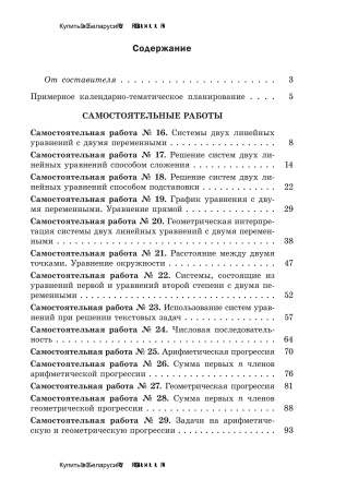 Самостоятельные и контрольные работы по алгебре. 9 класс: в 2 ч. Ч. 2