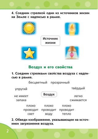 Человек и мир. Тетрадь заданий. 2 класс Человек и мир. Тетрадь заданий. 2 класс